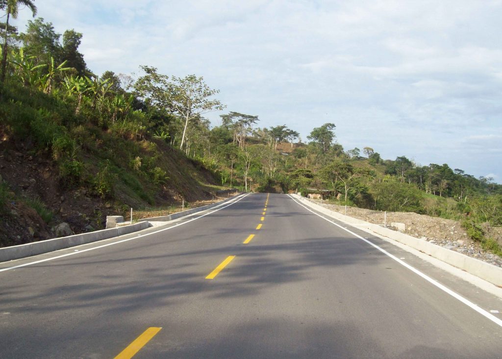 Reconstruction of Bella Union - Limon Highway Ecuador