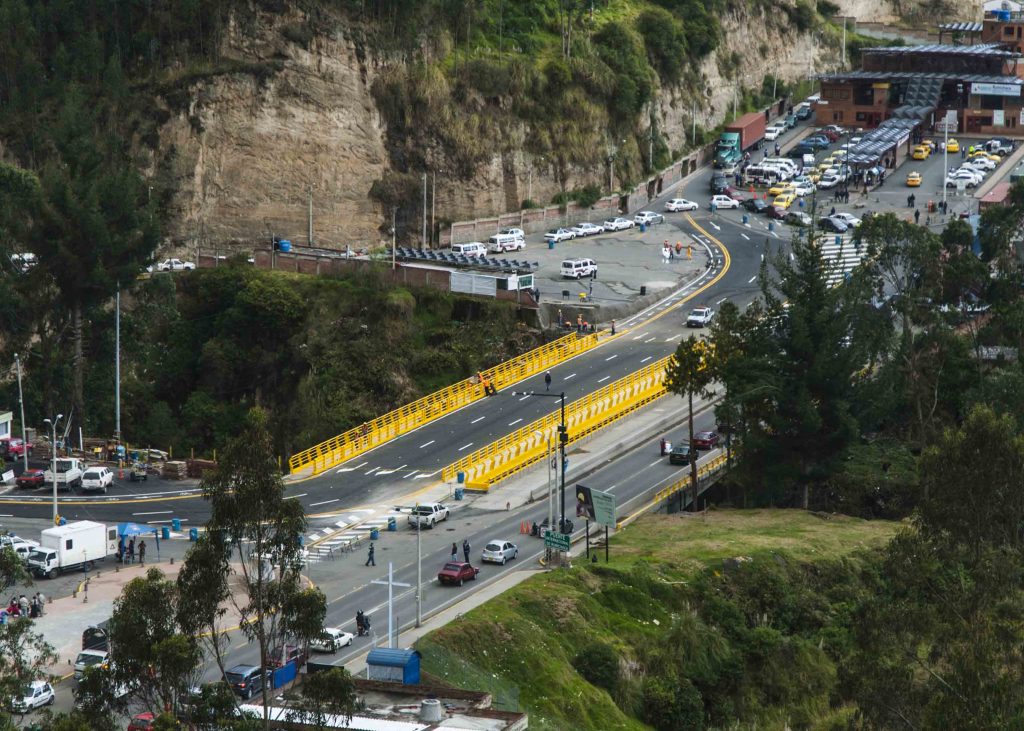 Rumichaca International Bridge Construction Ecuador